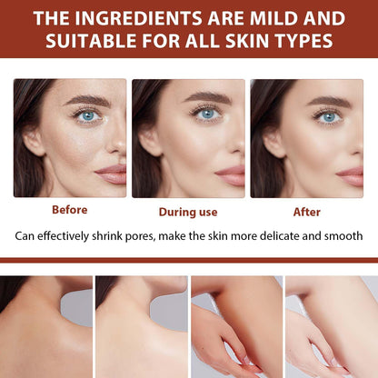 Purifying Exfoliating Gel, Facial Exfoliator Cleanser, Exfoliating Gel Scrub for Face, Moisturizing Exfoliating Facial Cleanser for All Skin, Cleans Dirt & Oils(2Pcs)